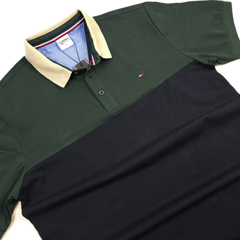 THF axure polo shirt | Navy/Green