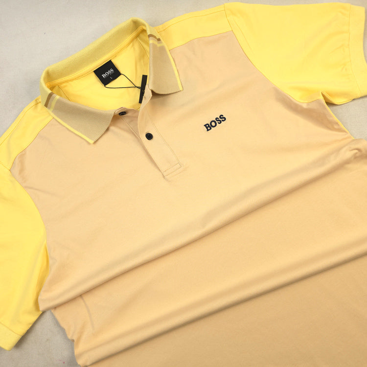 BS T-neck polo shirt | Beige