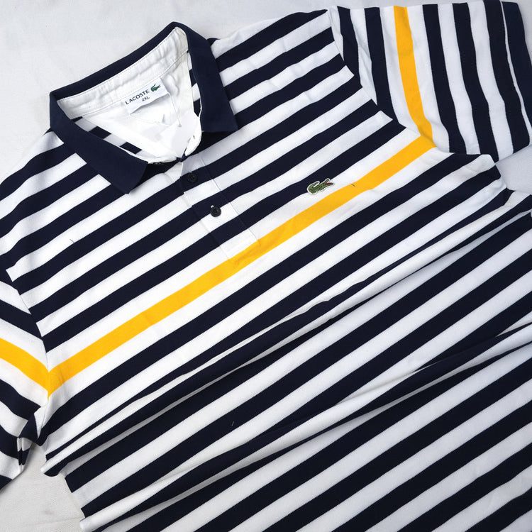 LST Two-tier polo shirt | Yellow/Navy