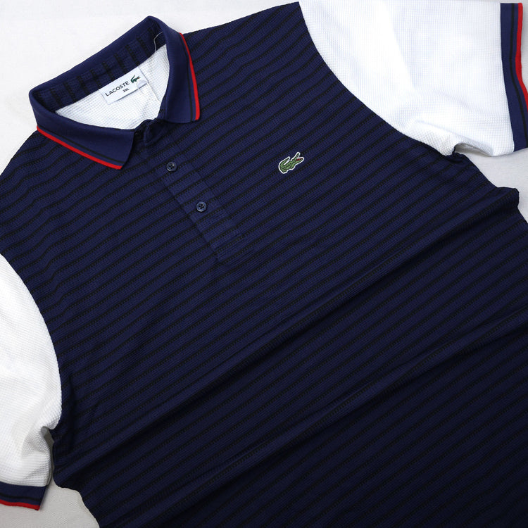 LST Wing-striped polo shirt | Navy blue