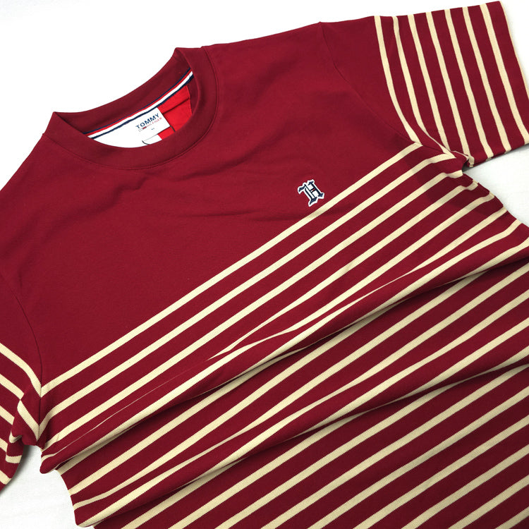 THF classic striped T-shirt | WIne
