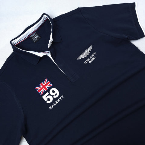 AM 59' crested polo shirt | Navy blue