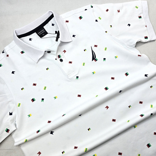 NTC poker designer polo shirt | White