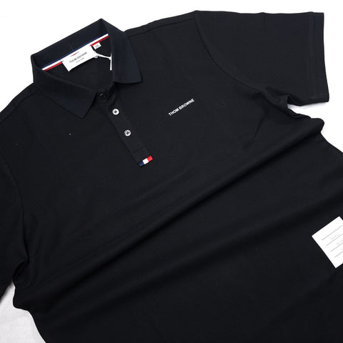 THB classic badge polo shirt | Black