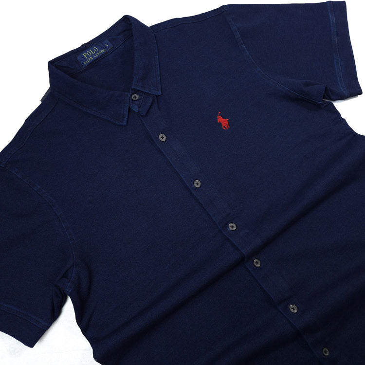 PRL denim buttoned shirt | Navy blue