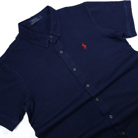 PRL denim buttoned shirt | Navy blue