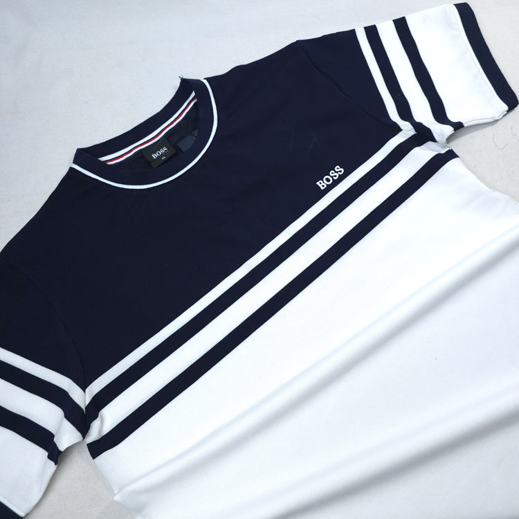 BS two-toned T-shirt | White/blue