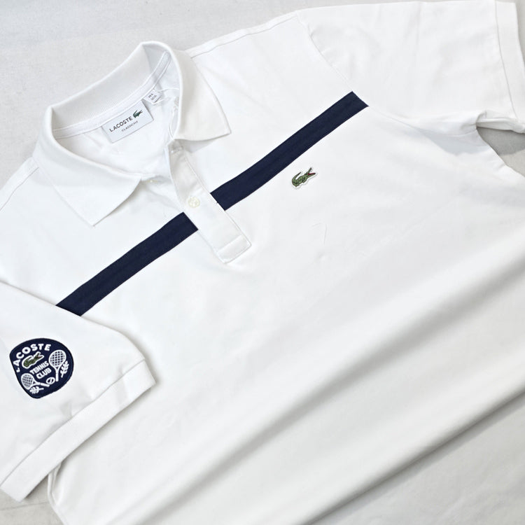 LST Tennis designer polo shirt | White