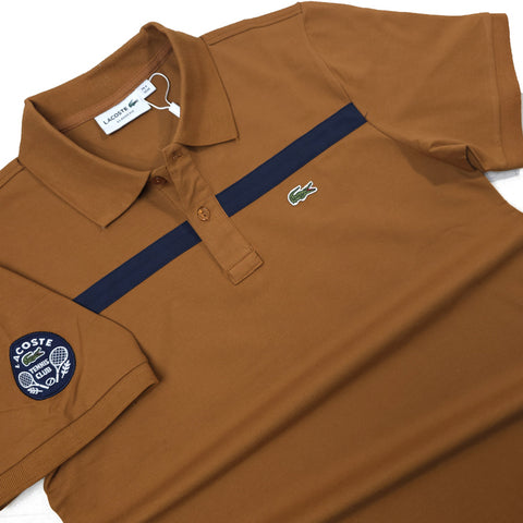LST Tennis designer polo shirt | Brown