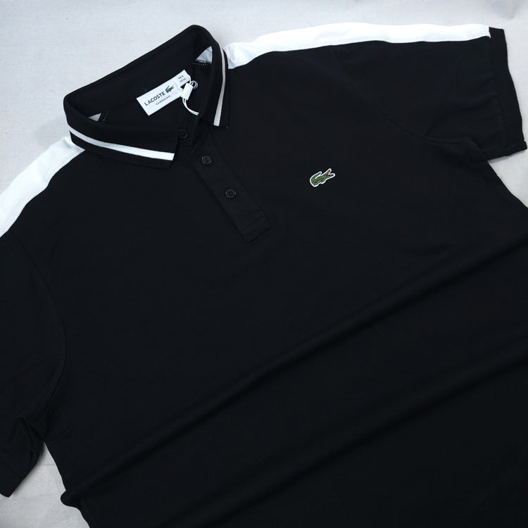 LST Tag designer polo shirt | Black
