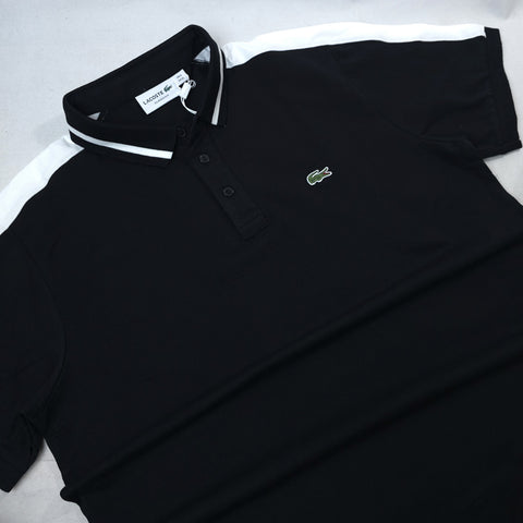 LST Tag designer polo shirt | Black