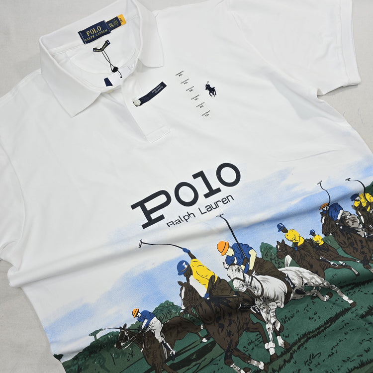 PRL Premium sport crested Polo | White