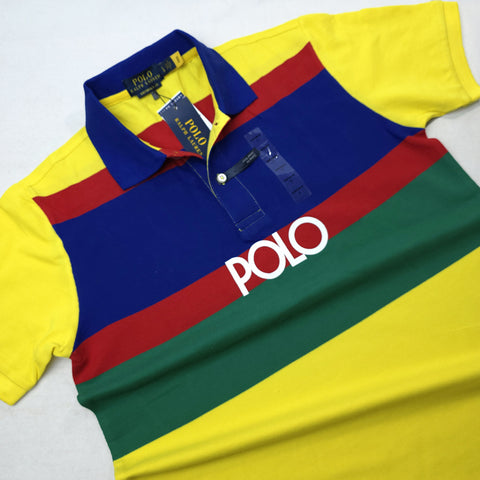 PRL Crested Letter Polo | Yellow