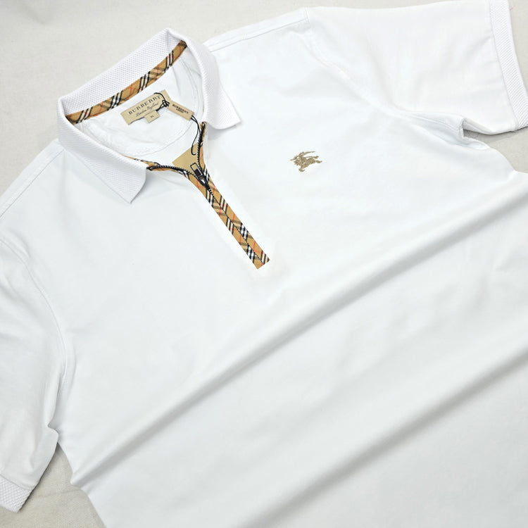 BBY designer polo shirt | White