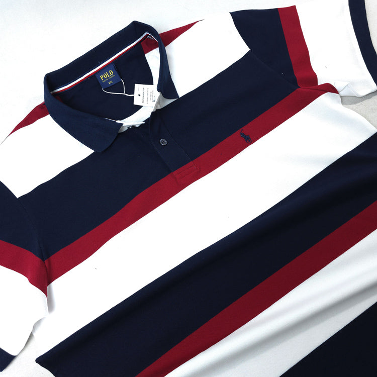 THF Classic two-toned polo shirt | White/Blue
