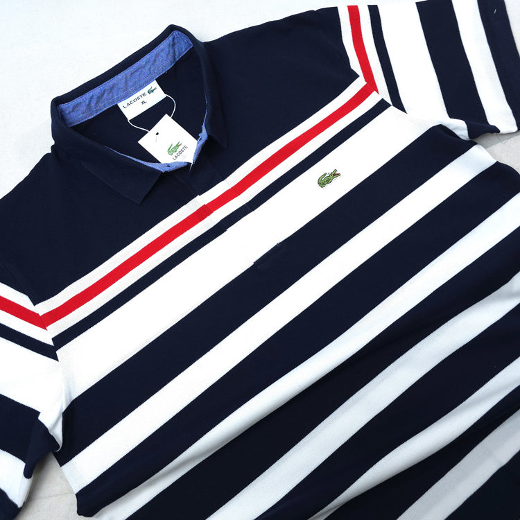 LST cruise stripped polo shirt | Navy