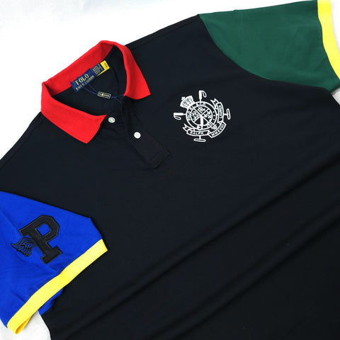 PRL Wing crested polo shirt | Black