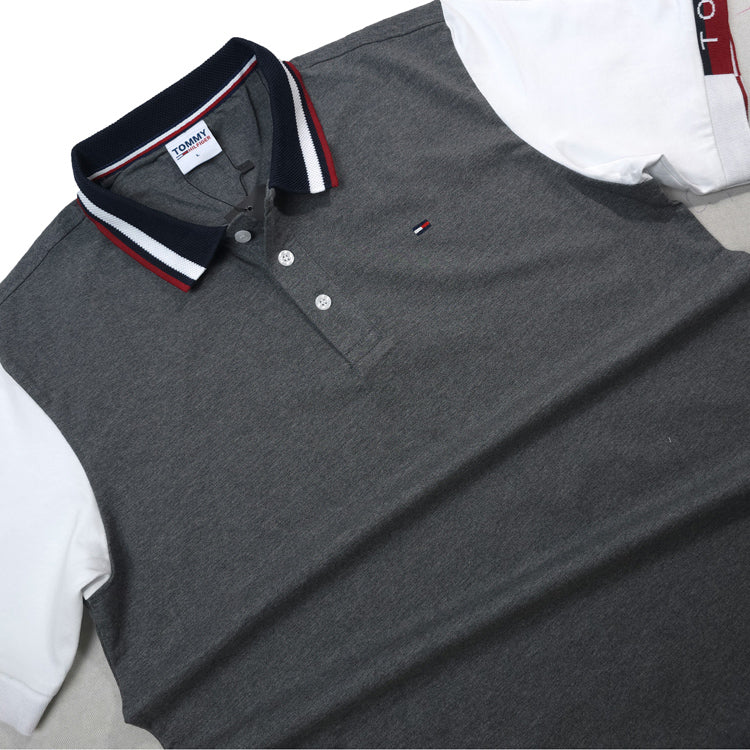 THF Captn polo shirt for men | Grey