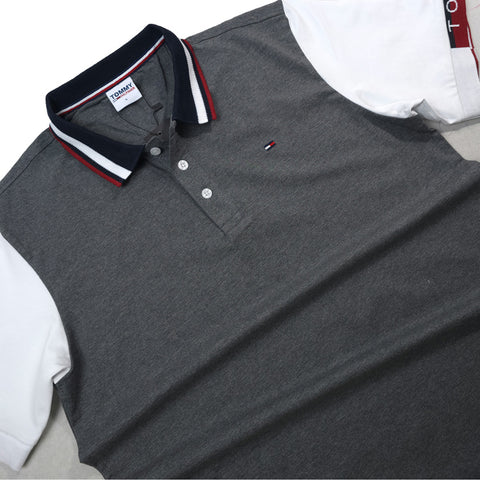 THF Captn polo shirt for men | Grey