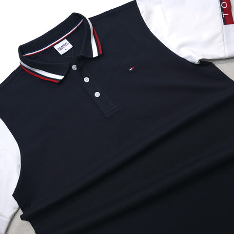 THF Captn polo shirt for men | Navy blue