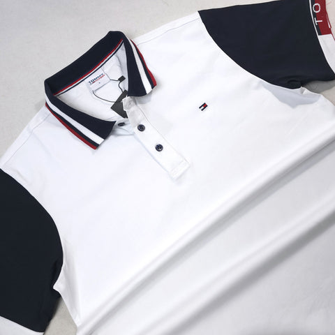 THF Captn polo shirt for men | White