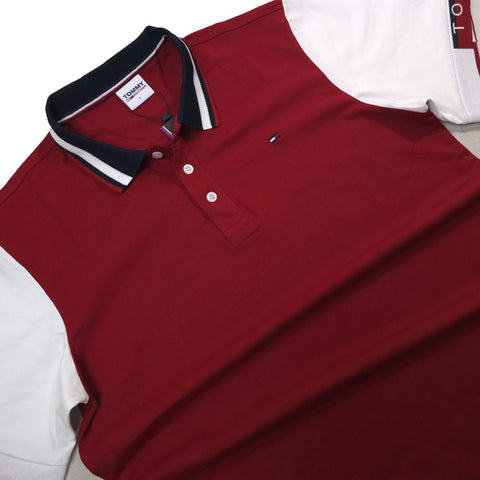 THF Captn polo shirt for men | Wine
