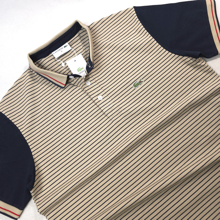 LST Wing-textured polo shirt | Brown