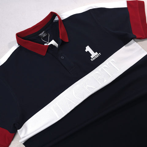 HCK No1 crested polo shirt | Navy blue