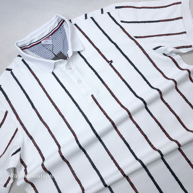 THF print lettered polo | White