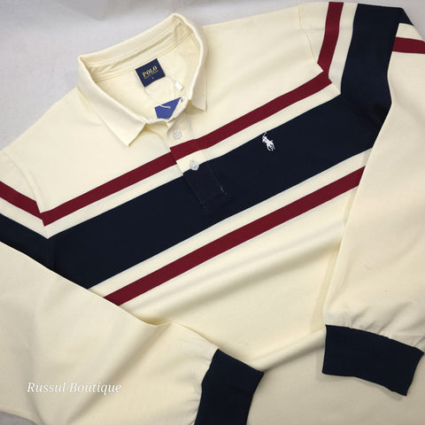 Longsleeve PRL Posh polo | Cream