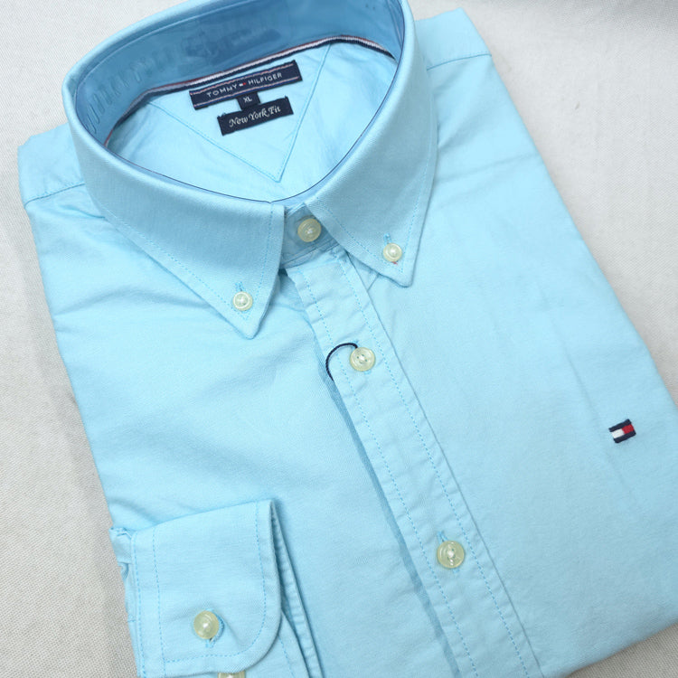 THF classic dress Shirt for Men | Blue