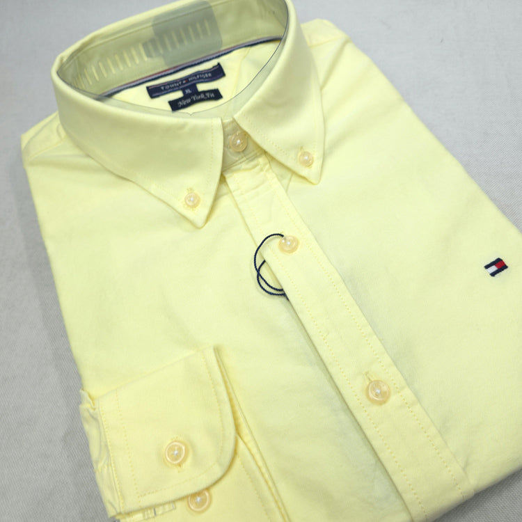 THF classic dress Shirt for Men | Yellow