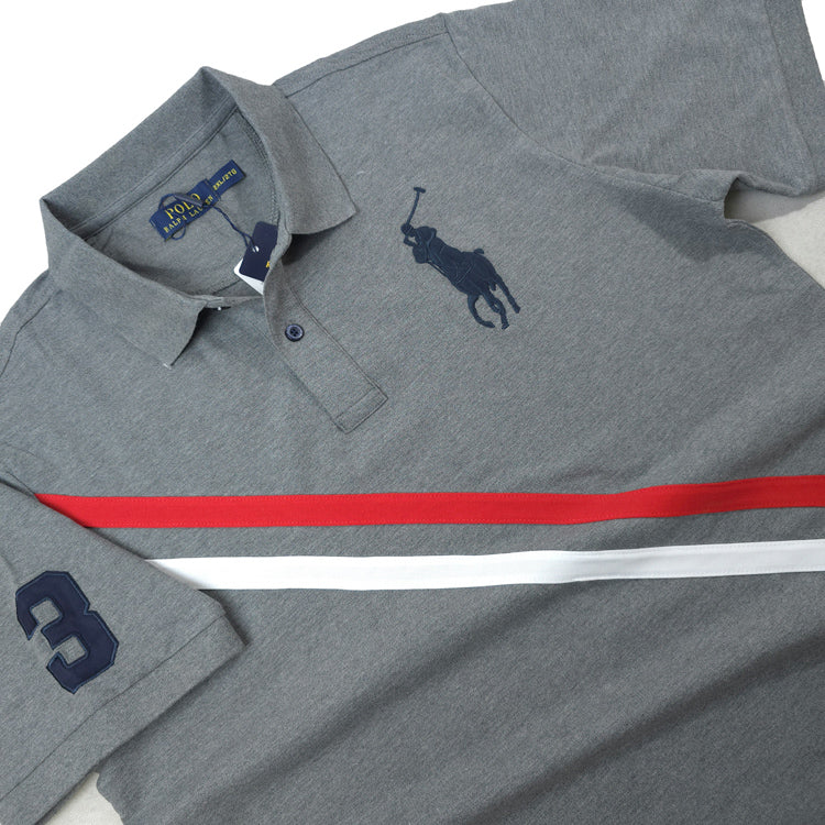 PRL 3rd Slant polo shirt | Grey