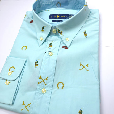PRL Character dress Shirt | Mint