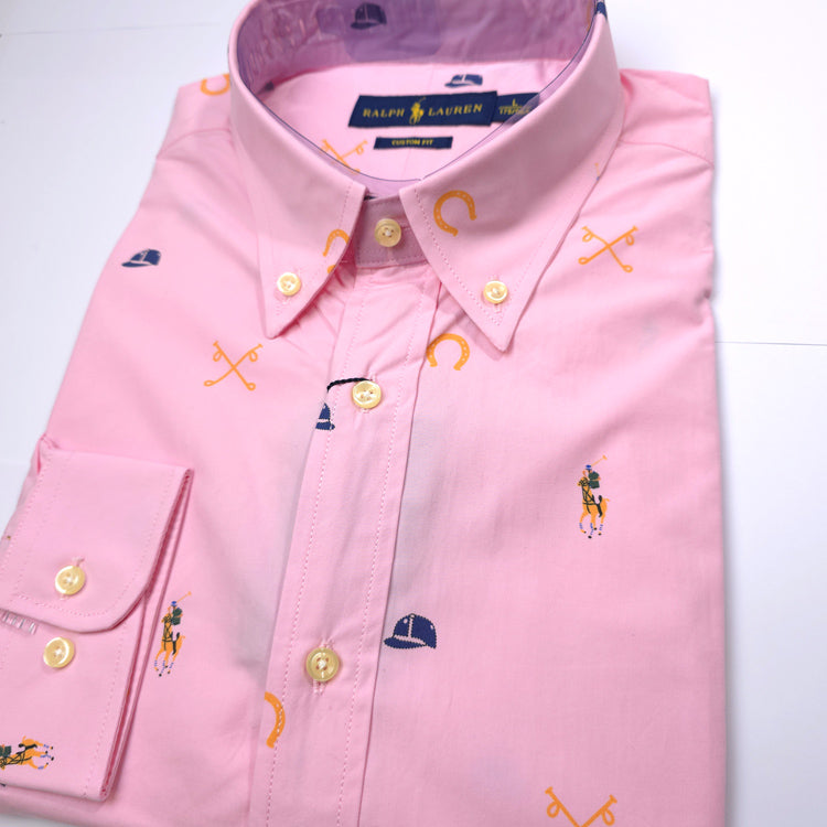 PRL Character dress Shirt | Pink