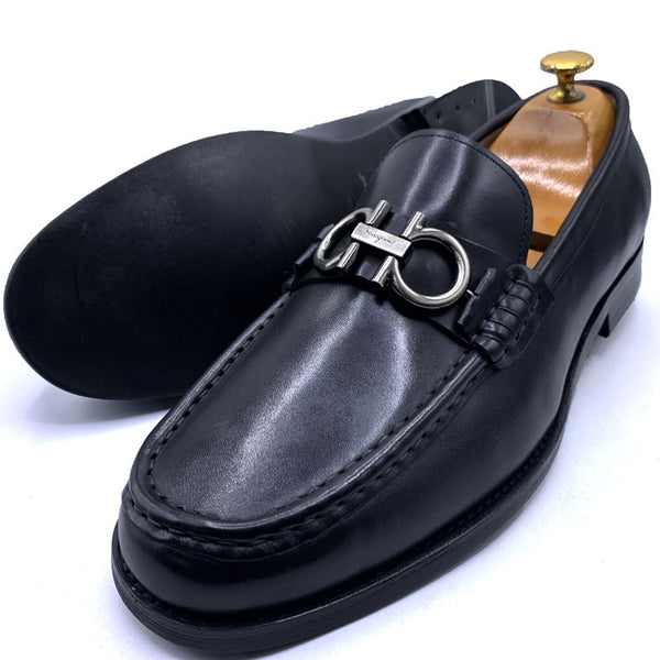 SF leather lugz loafers for men | Black