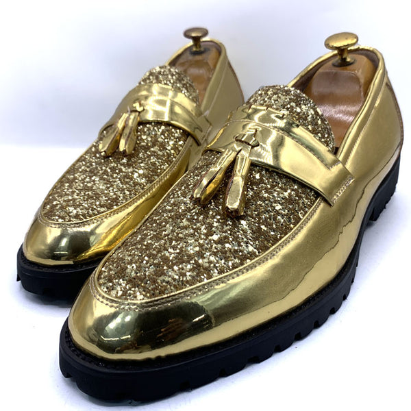 GC tasseled shimmer Bold sole | Gold