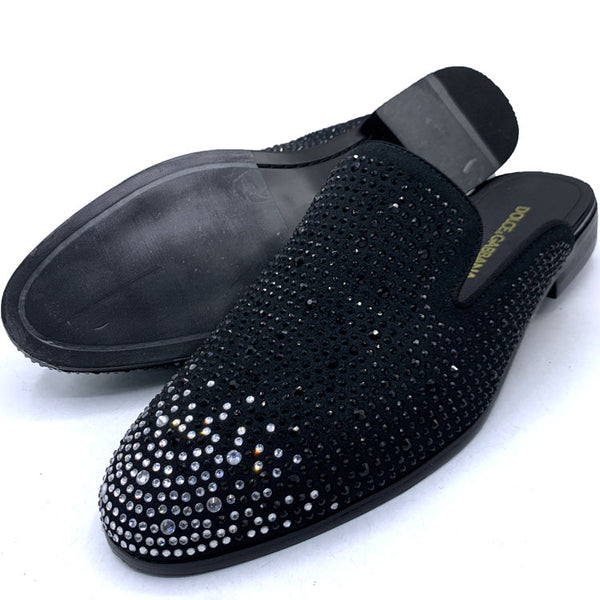DG studded suede Mules | Black