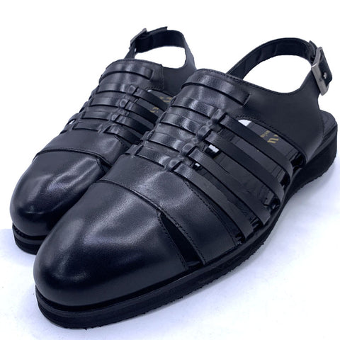 Berluti leather Men's sandals | Black