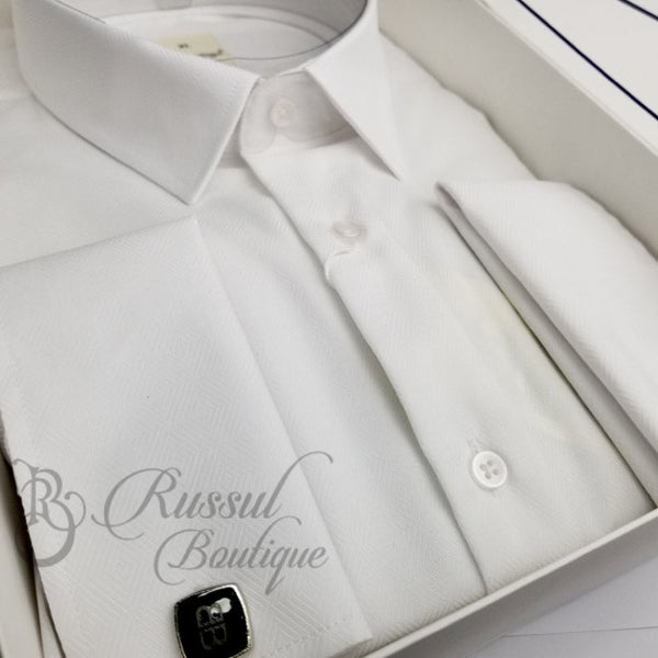 Blg Vip Pattern Dress Shirt | White Shirts
