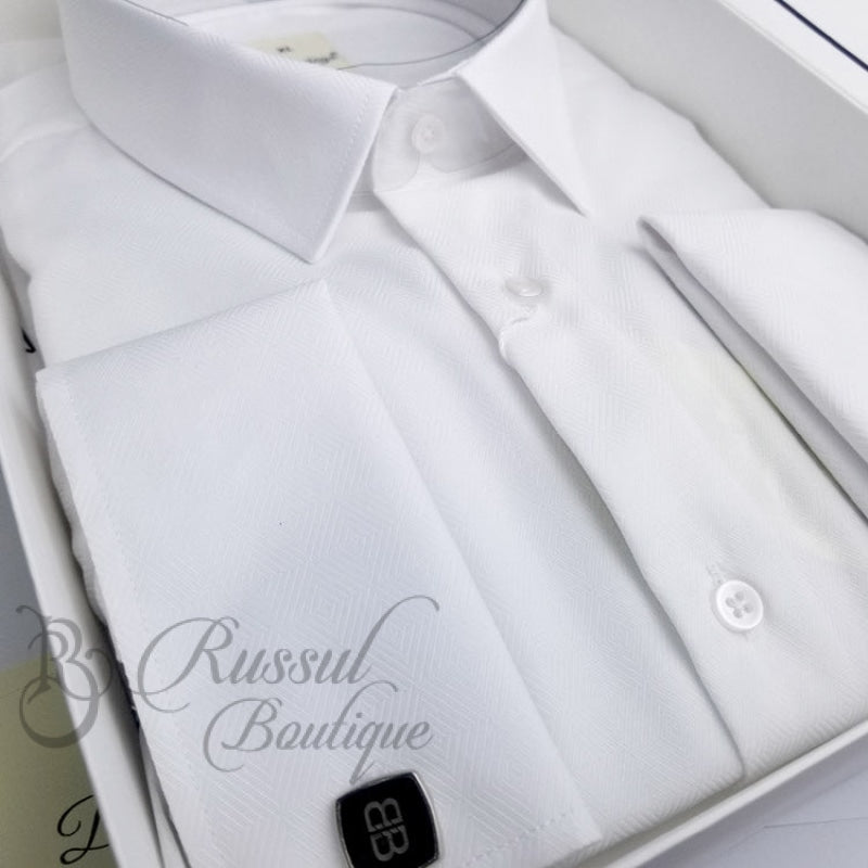 Blg Vip Pattern Dress Shirt | White Shirts