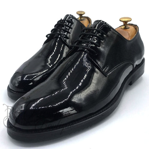 Boss Wetlook Laceup | Black Oxford