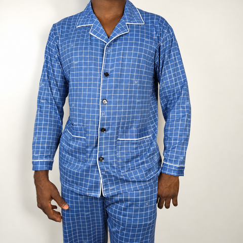Check Men's pyjamas set | Blue