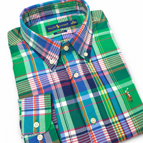 PRL pastel check Dress shirt | Green