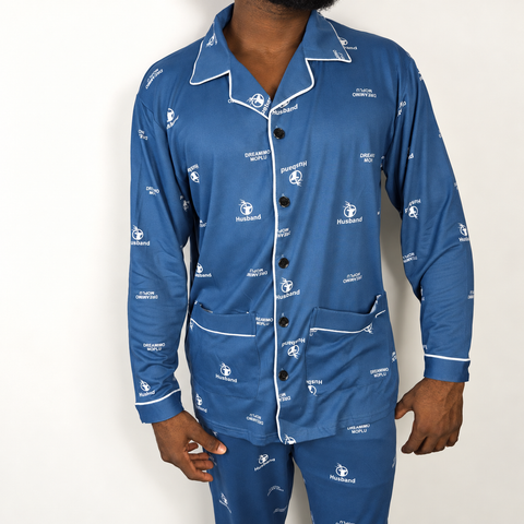 Deer Men's pyjamas set | Blue