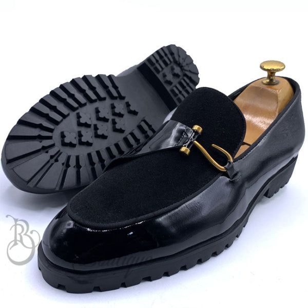 Gc Side Hook Two Toned Bold Sole | Black Shoes