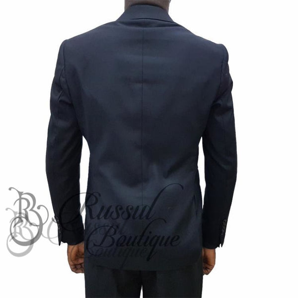 Men's 3-piece business Suit | Black - Russul boutique