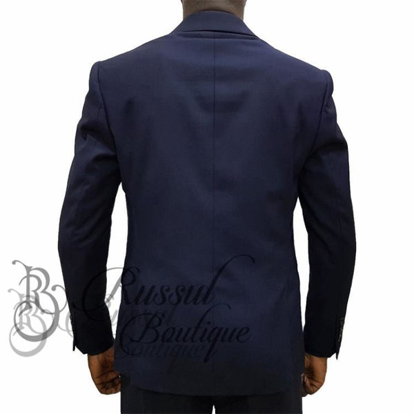 Mens 3-Piece Business Suit | Navy Blue