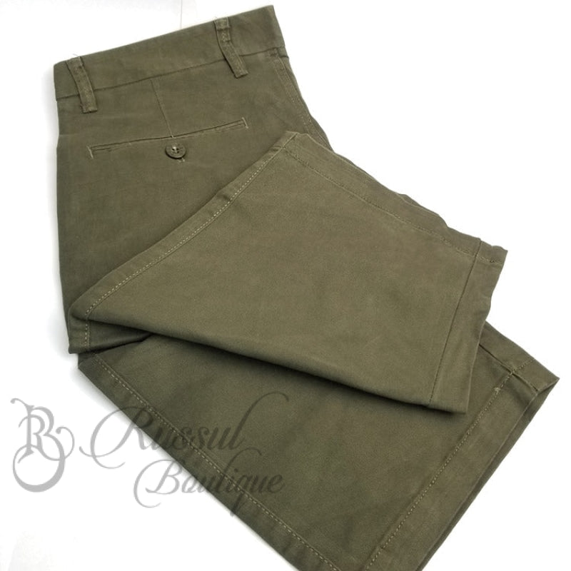 Mens Smart Shorts | Army Green