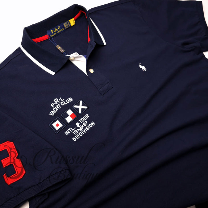 BIG- PRL YT Club polo shirt | nAVY BLUE